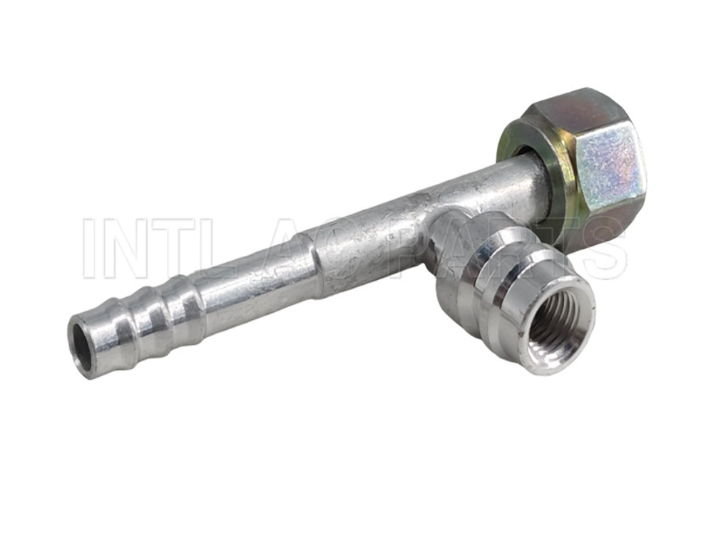 Fiting aluminiu G10 180° O-RING BMH cu port incarcare R134