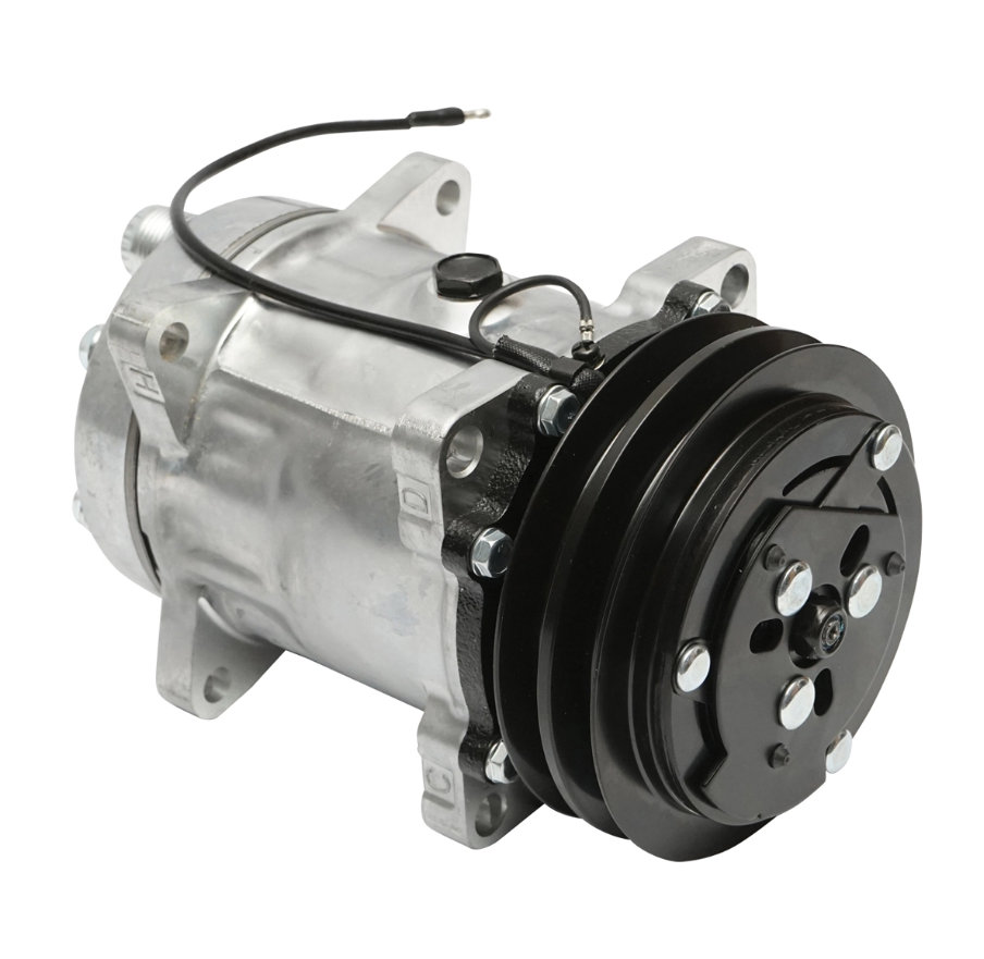 Sistem aer conditionat masini retro/proiecte custom cu functie racire/incalzire 5.5kw 12V fulie trapez