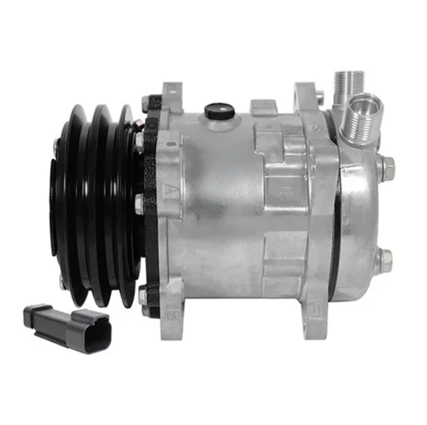 Compresor aer conditionat CASE AFTER MARKET SD5H11, 2GA, 125MM, 12V, O-RING VERT. 87362509