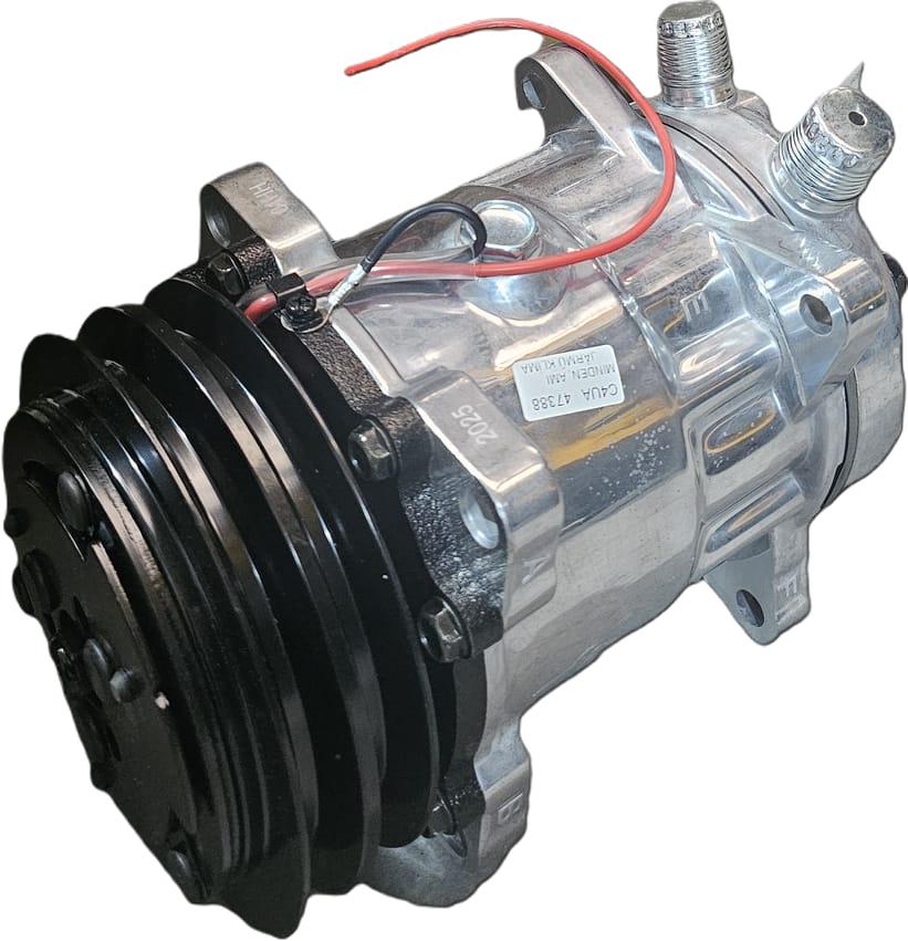 Sistem aer conditionat tractor Belarus cu functie racire/incalzire 5.5kw 12V fulie trapez