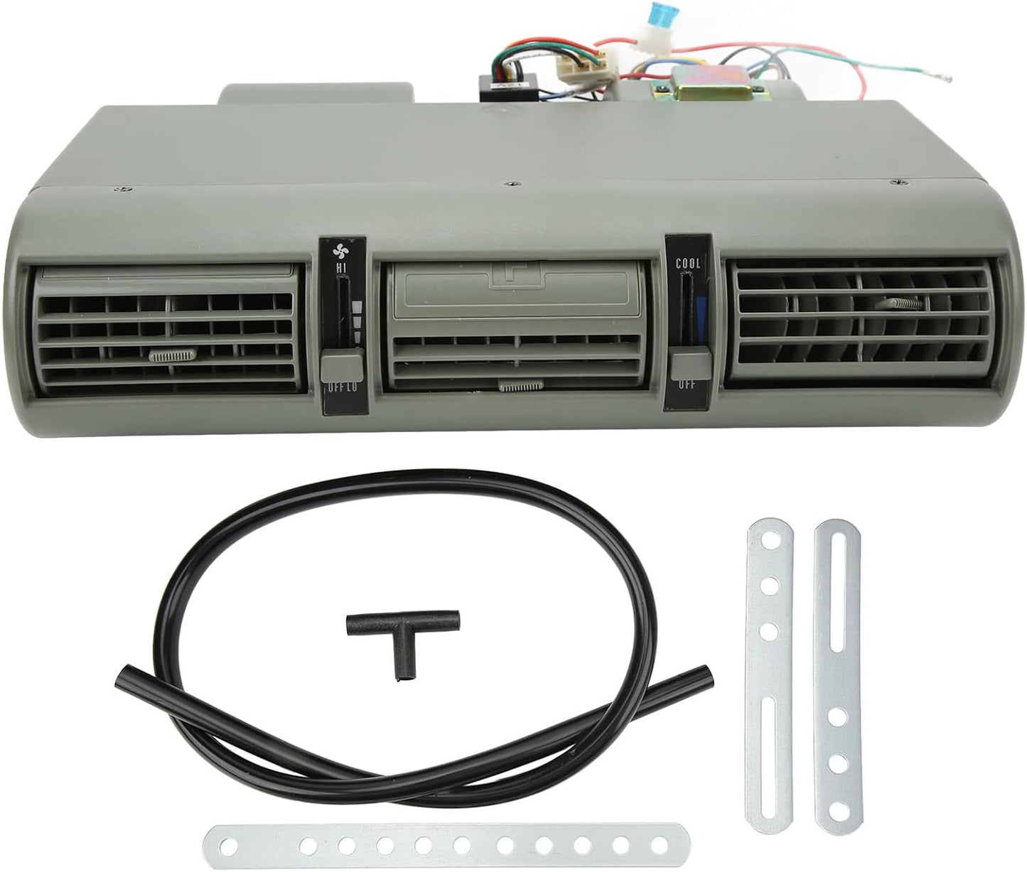 Evaporator universal 5 kw 12V cu panou comanda ventilatie si termostat electronic