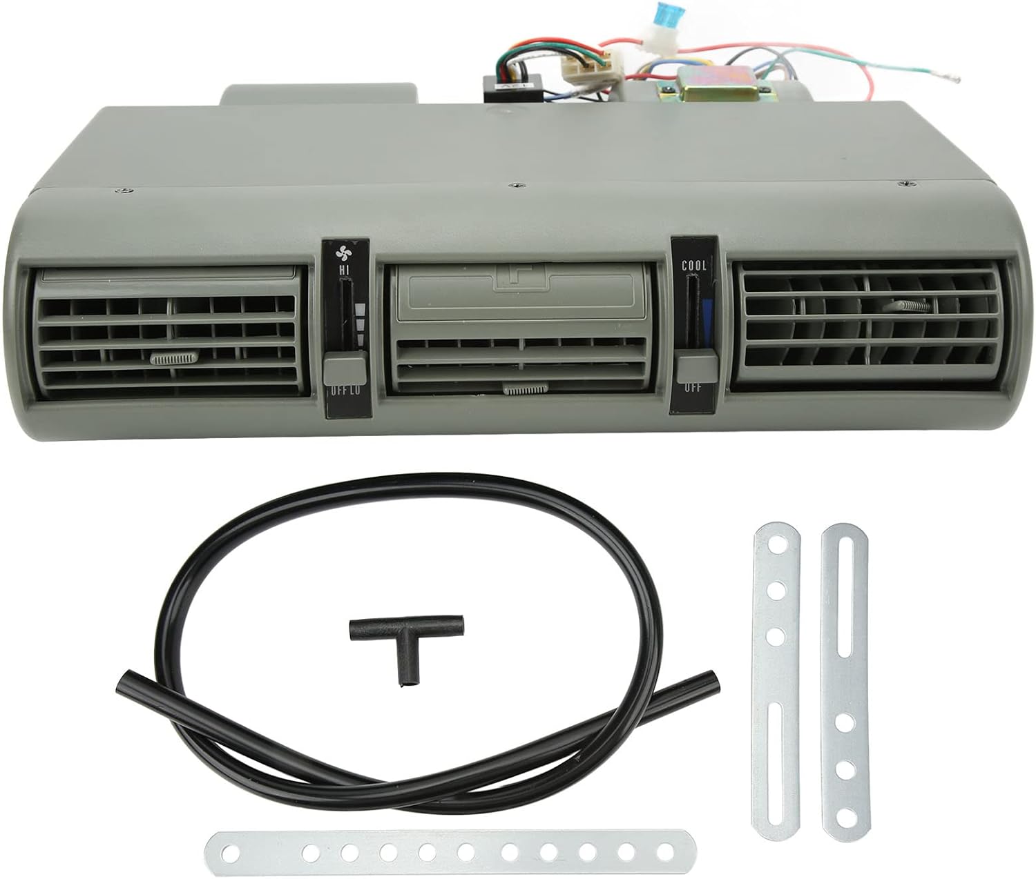 Evaporator universal 5 kw 12V cu panou comanda ventilatie si termostat electronic