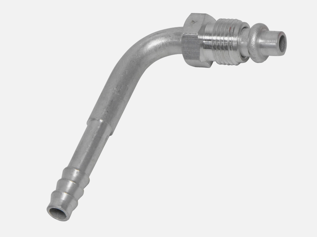 Fiting aluminiu G8 90° O-RING BMH filet exterior