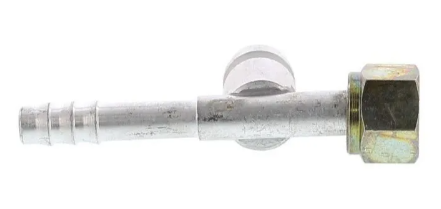 Fiting aluminiu G6 180° O-RING BMH cu port incarcare R134