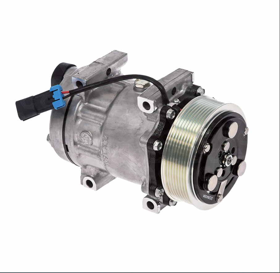 Compresor aer conditionat MASSEY FERGUSON OE SANDEN SD7H15, PV6, 119MM, 12V 4281803M1