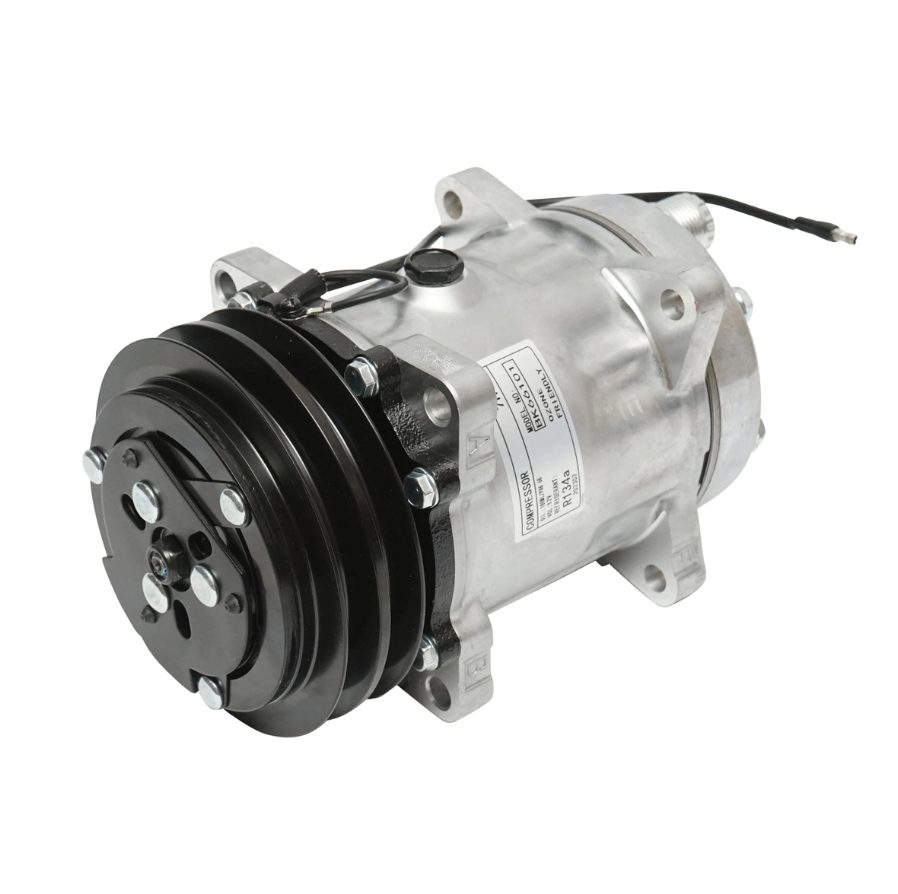 Compresor aer conditionat CASE / NEW HOLLAND AFTER MARKET SD5H14, 2GA, 132MM, 12V, ROT. ORIZ.