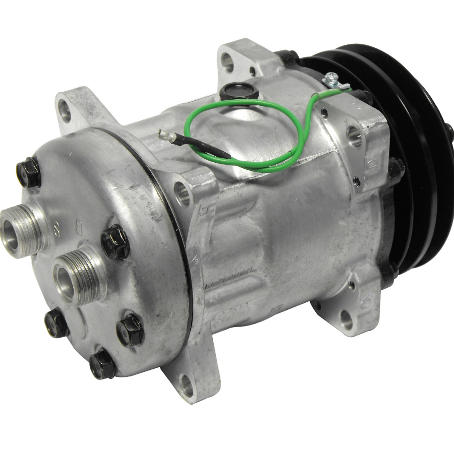 Compresor aer conditionat CASE / NEW HOLLAND AFTER MARKET SD5H14, 2GA, 132MM, 12V, ROT. ORIZ.