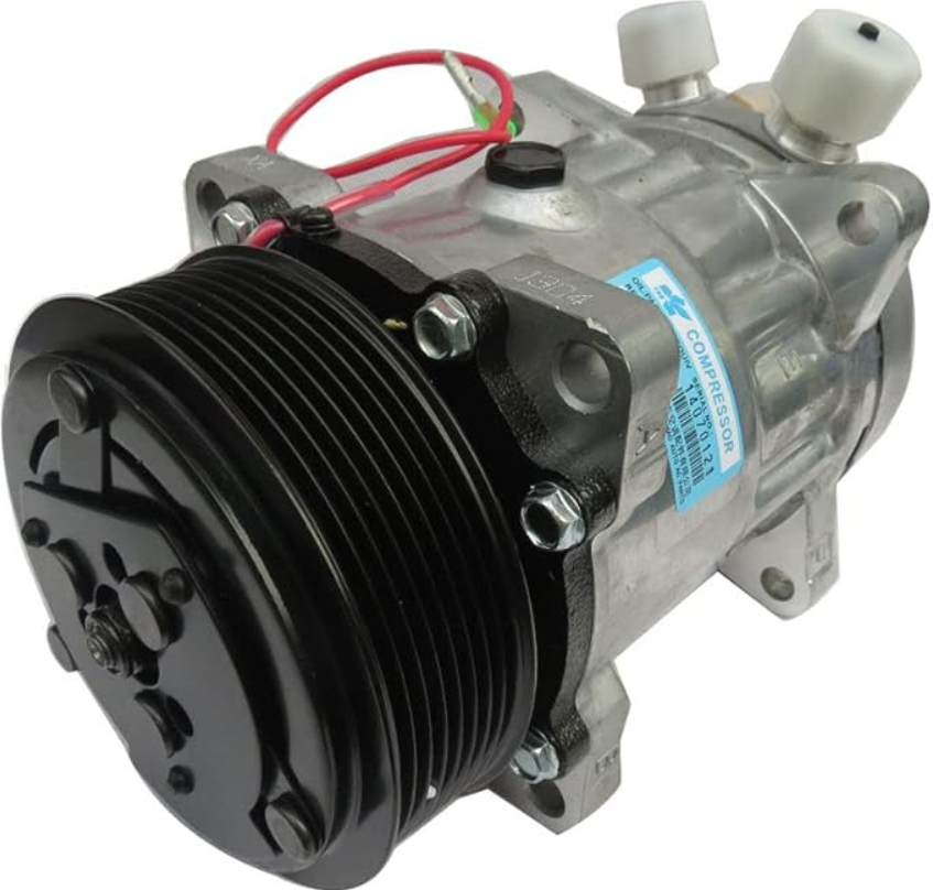 Compresor aer conditionat FORD / NEW HOLLAND AFTER MARKET SD7H15, PV8, 119MM, 12V, O-RING VERT.