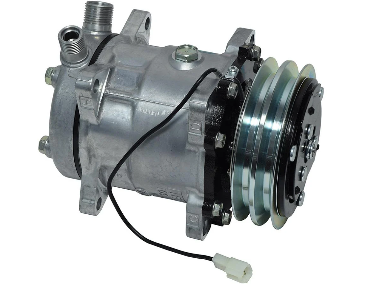 Compresor aer conditionat CASE AFTER MARKET SD5H11, 2GA, 125MM, 12V, O-RING VERT. 87362509