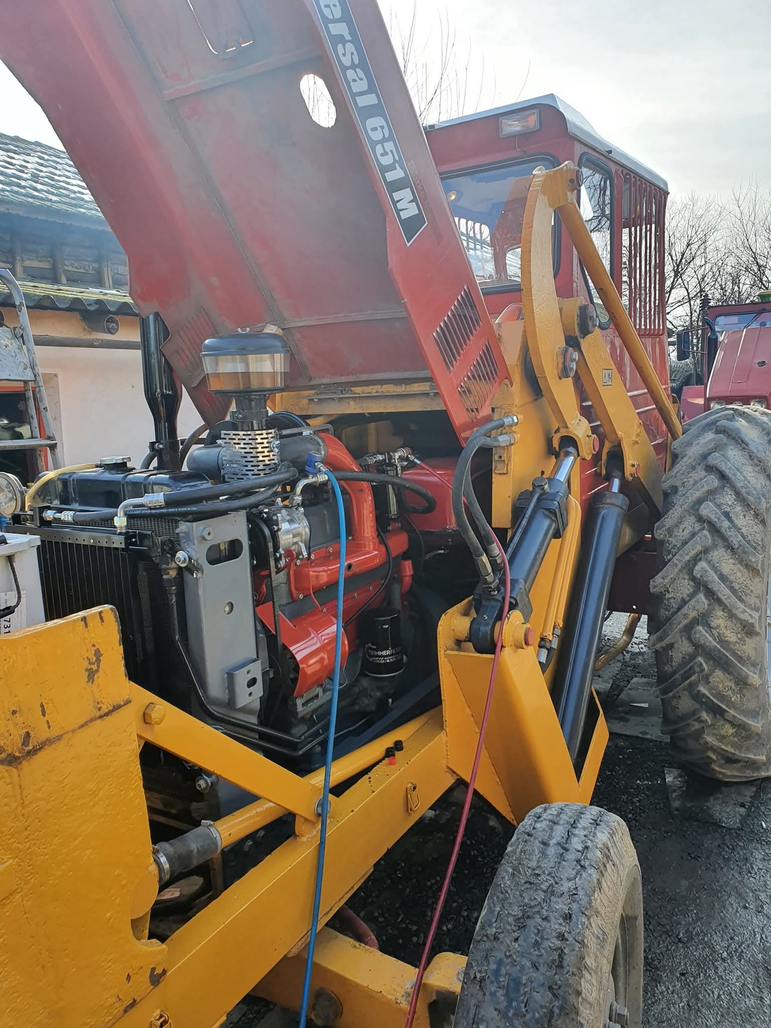 Sistem aer conditionat tractor U650 cu functie racire/incalzire 5.5kw 12V fulie trapez